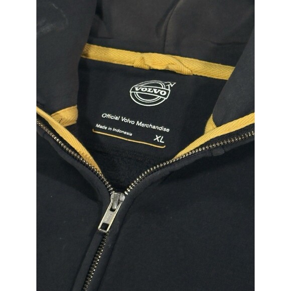 Volvo Trucks FMX Sweden Crew 1928 Hoodie Sweatshirt Truck Center Full Zip Sz XL - Picture 11 of 16